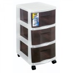 Addis 3 Drawer Storage Unit Smokey Tint 98603STN