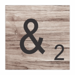 Tear Resistant Scrabble Letter Special Characters