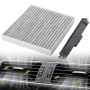 Cabin Air Filter & Filter Access Door Air Conditioning Filter Compatible With Chrysler Dodge Vehicle 200 RAM 1500 2500 3500 2011-2019 Replaces 6840