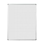 Edu Bd S leaf 1220 910 Mag Whiteboard Grey Squares 1 Side