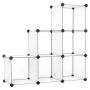 6 Cube Shelving For Bedroom Living Room Home Office Book Shelf