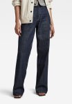 G-star Raw Stray Ultra High Straight Jeans - Stay Raw Denim
