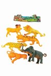 Zoo Animals Pvc 6 Piece