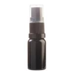 10ML Black Glass Aromatherapy Bottle With Spritzer - Black 18 410