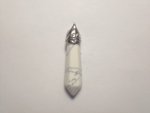Howlite Natural Point Pendant F170