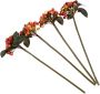 4 Pieces Vivid Simulated Berry Branche Decorative Berry Bouquets Artificial