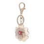 Car Keychain For Bag Pendant Vivid Peony Metal