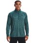 Men's Ua Tech Zip Long Sleeve - Tourmaline Teal / Md
