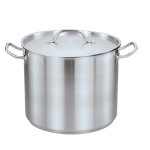 Stainless Steel Casserole Pot With Lid 31X36 Cm 30L