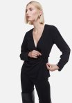 Wrap Blouse - Black