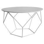 Facet Coffee Table - White Textured
