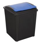 Wham Recycling 50L Bin & Lid Blue