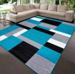 Smte 200CM By 150CM Modern 3D Geometric Design Area A69 With Keychain