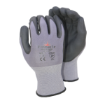 Supra 15G Grey Nylon spandex Shell Micro Foam Nitrile Sandy Palm Coat Glove