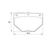Toyota Kbc Brake Pads Front For Run X - Spares Direct