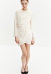 Draped Dress - Cream