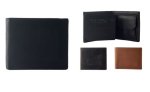 Bossi Oil Leather Small Billfold Wallet - Tan