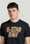 G-star Raw 3D Dotted Gr R T Compact Jersey O Dk - Black