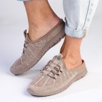 Nansi Mule Sneaker - Taupe - 8