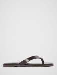 Fae Thong Flat Sandal - 40 Chocolate Brown