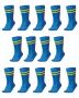 Soccer Socks - Set Of 14 Pairs - Royal/yellow
