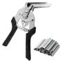 Tool Heavy Duty M-type Hog Ring Staple Pliers & Staples Set Of 601 17CM