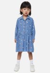 Shirt Dress - Blue floral