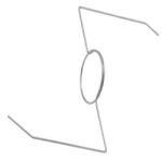 Electric Fence In-line Earth Loop Stainless Steel