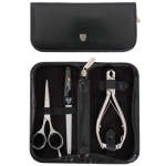 3 Swords Toe Nail Nipper And Beard Scissors Set 52353 Black