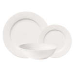 Maxwell & Williams Maxwell Williams European Rim Dinner Set White 18 Piece
