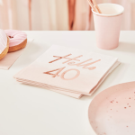 Hello 40" Paper Napkins