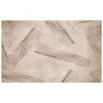 Beige Feather Pattern Rectangle Tablecloth
