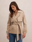 Teagan Short Trench Coat - 16 Sand
