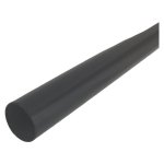 Curtain Pole Black 28MM 2.5M