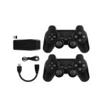 4K Vx Game Console With Wireless Controllers - Black