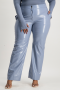 Miya Vinyl Straight Leg Pant - Blue - XL