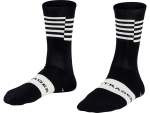 Bontrager Race Crew Cycling Socks - Black white - 44-46 XL