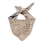 Multi Brown Animal Print Silky Scarf