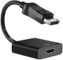 RCT DISPLAY PORT TO HDMI ADAPTOR - BLACK Rct Display Port To HDMI Adaptor - Black