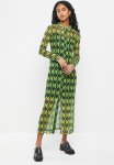 Maxi Shirt Dress With Cami Multi