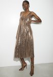 Sequin Tank Maxi Dress - Mocha
