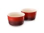 Le Creuset Large Stoneware Ramekins Set Of 2 Cherry