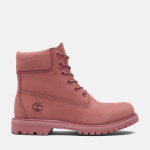 Timberland Premium 6 Inch Lace Up Waterproof Boot For Women - 8 Red
