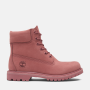Timberland Premium 6 Inch Lace Up Waterproof Boot For Women - 8 / Red
