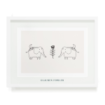 Two Ellies Art Print