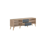 Everfurn Everest Tall Tv Stand 2 Drawers