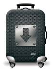 Printed Luggage Protector - Not This Way Up - XL