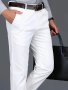 Classic Design Dress Pants Men's Formal Solid Color Stretch Dress Pants For Business