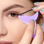 1PC Silicone Eye Makeup Shield Reusable Mascara & Eyeshadow Guard Eyeliner Application Tool Multi-use Lash Protecting Pads Quick
