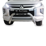 Mitsubishi Triton L200 Facelift Stainless Nudge Bar